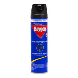 INSECTICIDA AEROSOL CONTRA VOLADORES BAYGON AZUL 360 CC