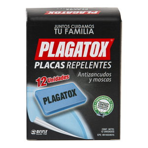 PLACAS REPELENTES PLAGATOX 12 UN