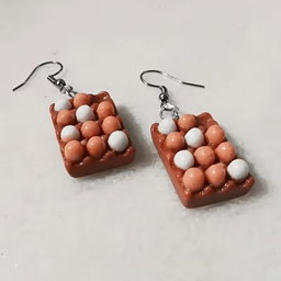 Egg Pendant Earrings