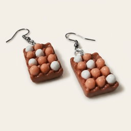Egg Pendant Earrings