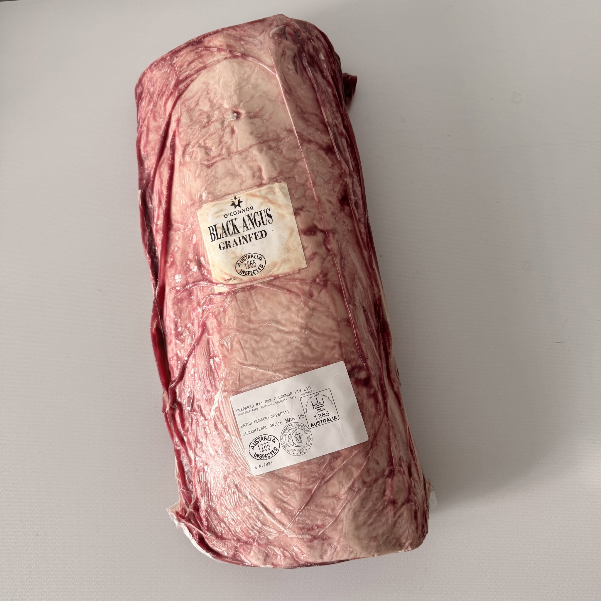 O'connor Black Angus Beef Striploin 安格斯西冷 MB5+ (Whole Slab, RM400 Deposit, Balance payment to update before delivery)_0
