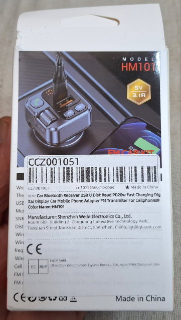 Car FM Bluetooth Receiver _7