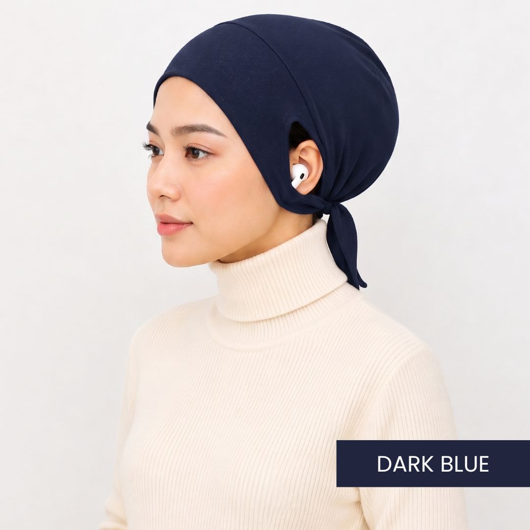 INNER PRO EARFIT MUSLIMAH - DARK BLUE