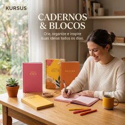 Cadernos & Blocos