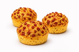 3 Egg Muffins de cottage con jamon serrano