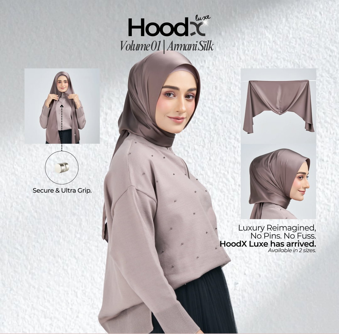 Shera Lee Tag N Go shawl - HoodX+ Plus LUXE (Hoodie) 