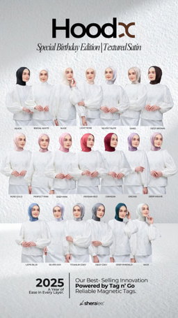 Shera Lee Tag N Go shawl - HoodX B.E (Hoodie)