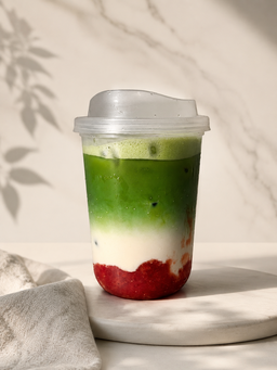 Strawberry Matcha Latte (Rin, Ceremonial Grade) 