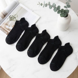 [10057] - 5 Pairs Women’s Cotton Blend Low-Cut Ankle Socks – Soft, Breathable & Everyday Comfort 