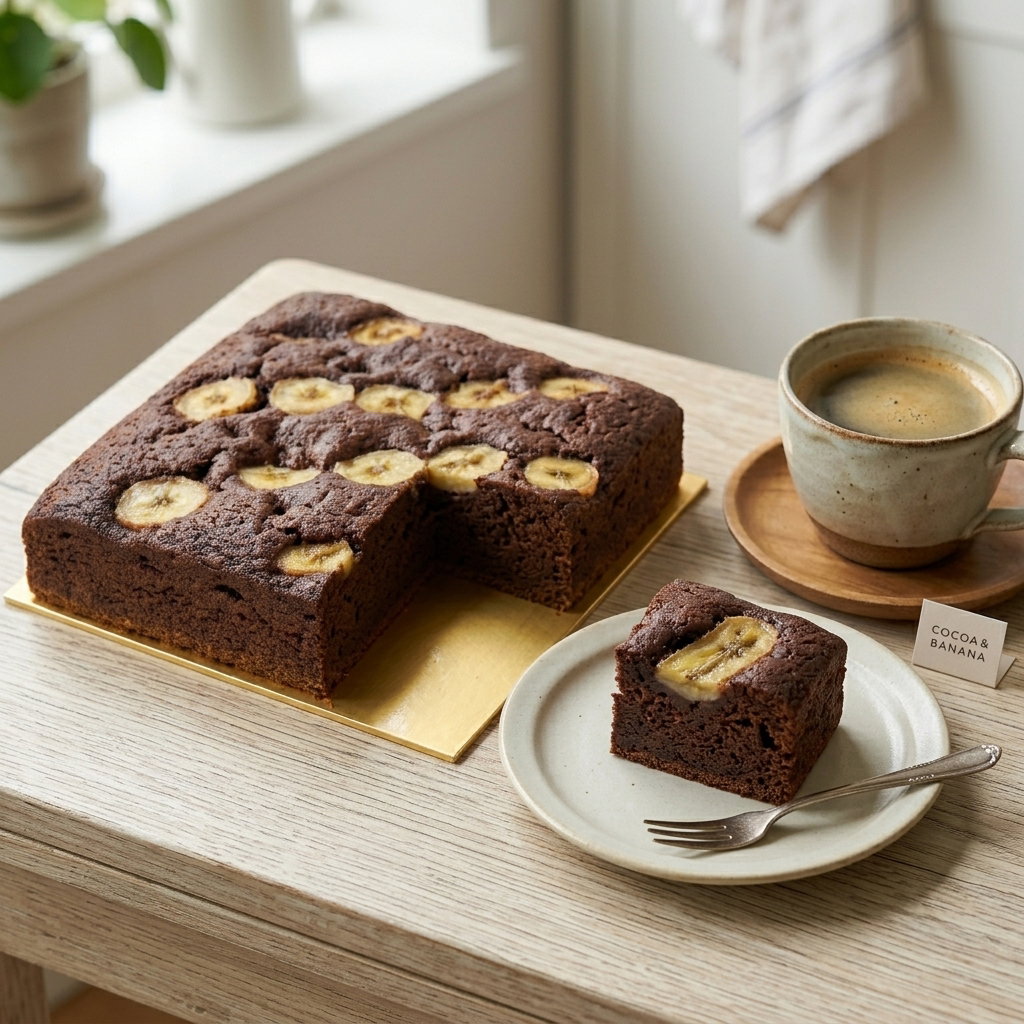 Chocolate Banana Cake_2