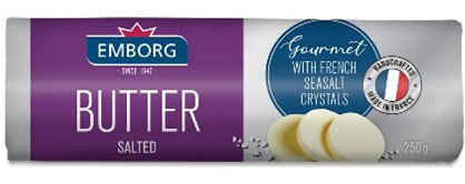 Emborg Salted Butter Roll 250g
