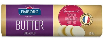 Emborg Unsalted Butter Roll 250g
