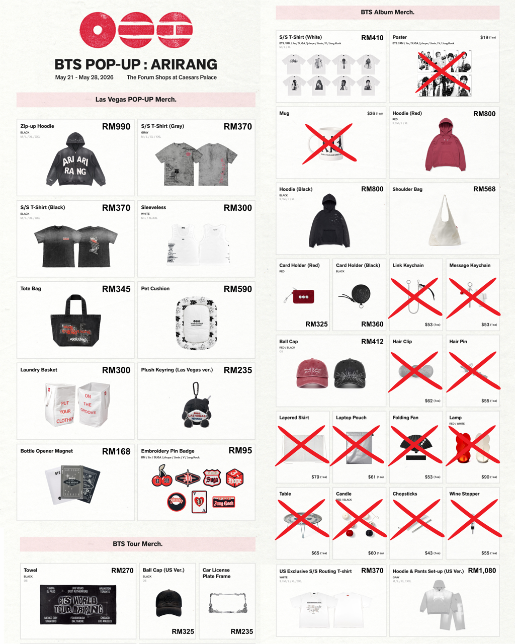 BTS POP-UP : ARIRANG at LAS VEGAS_0