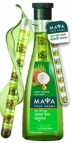 Maya True Herbs Herbal & Rose Coconut Hair Oil 200m