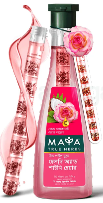 Maya True Herbs Herbal & Rose Coconut Hair Oil 200m
