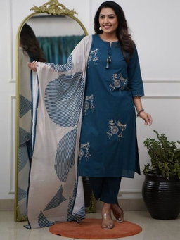 Pure Cotton 3 pieces suit