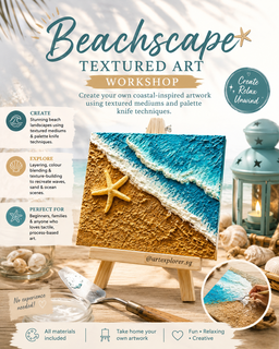 Beachscape Textured Art