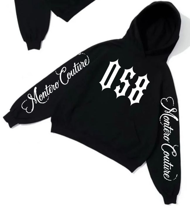 Montero Couture "058" Premium Rep Hoodie - Black