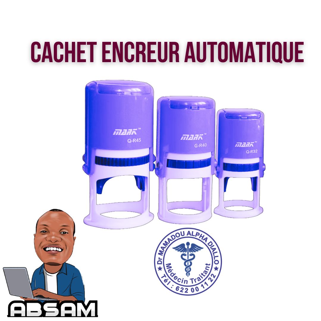 Cachet encreur automatique