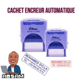 Cachet encreur automatique