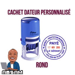 Cachet Dateur Automatique Personnalisé