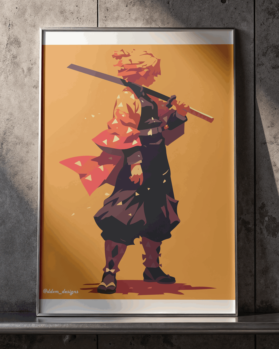 Zenitsu Wall Poster