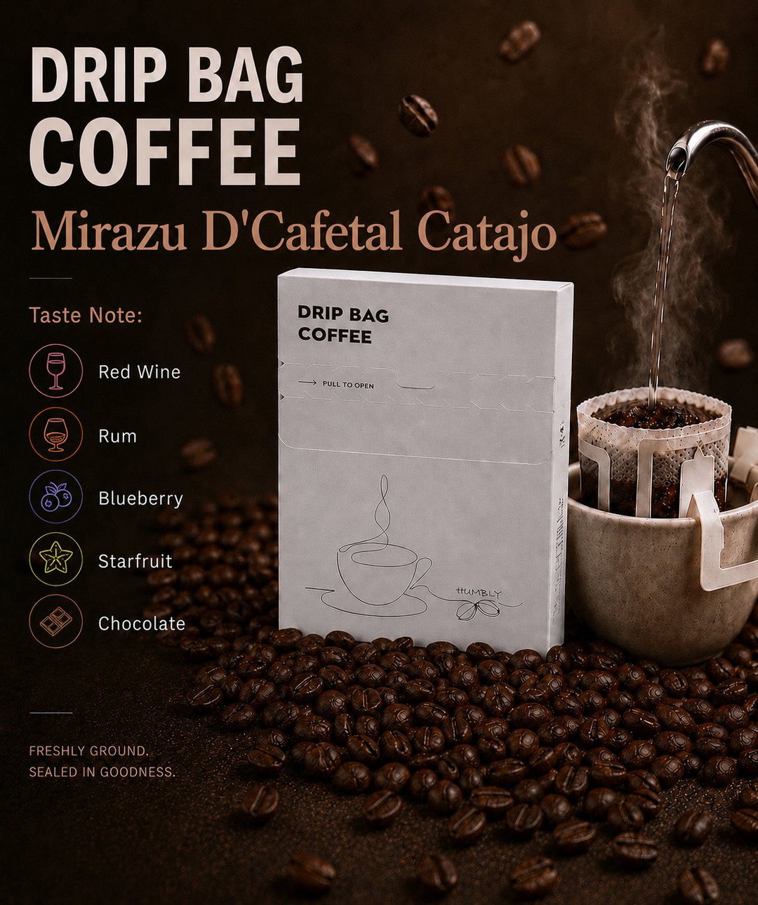 Drip Bag Coffee - Mirazu D'Cafetal Catajo (Single Origin)