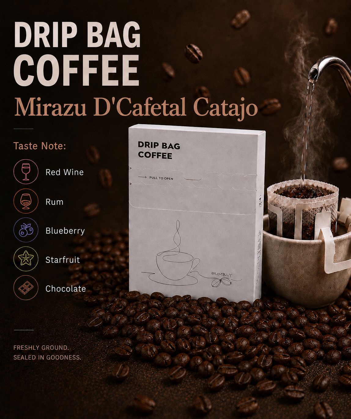 Drip Bag Coffee - Mirazu D'Cafetal Catajo (Single Origin)