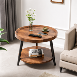 2 Tier Wood Coffee Table 