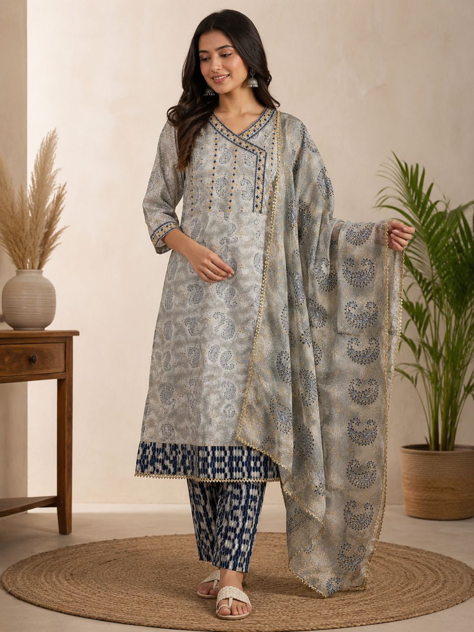 Cotton Anarkali Suit_0