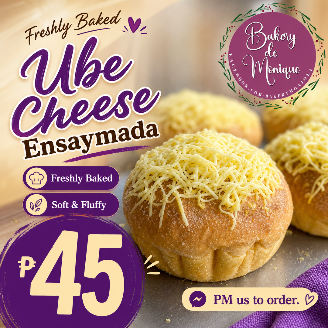 π Ube Cheese Ensaymada β β±45