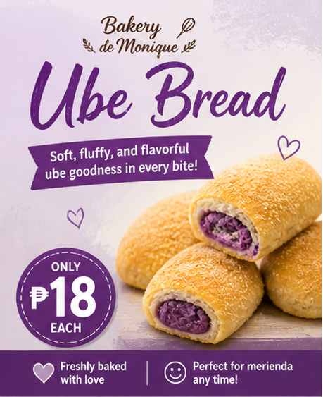 π₯ Ube Bread β β±18
