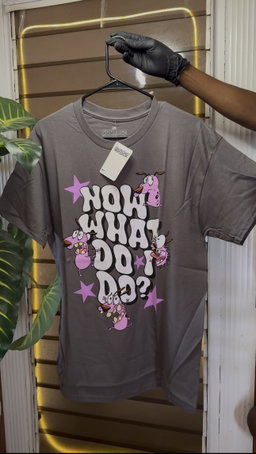 Courage The Cowardly Dog ShowTee - Charcoal 1ZW900