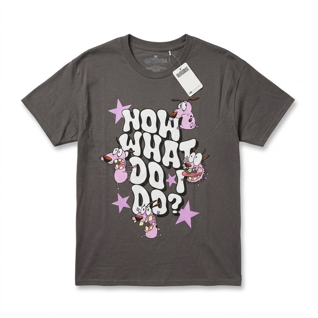 Courage The Cowardly Dog ShowTee - Charcoal 1ZW900_0