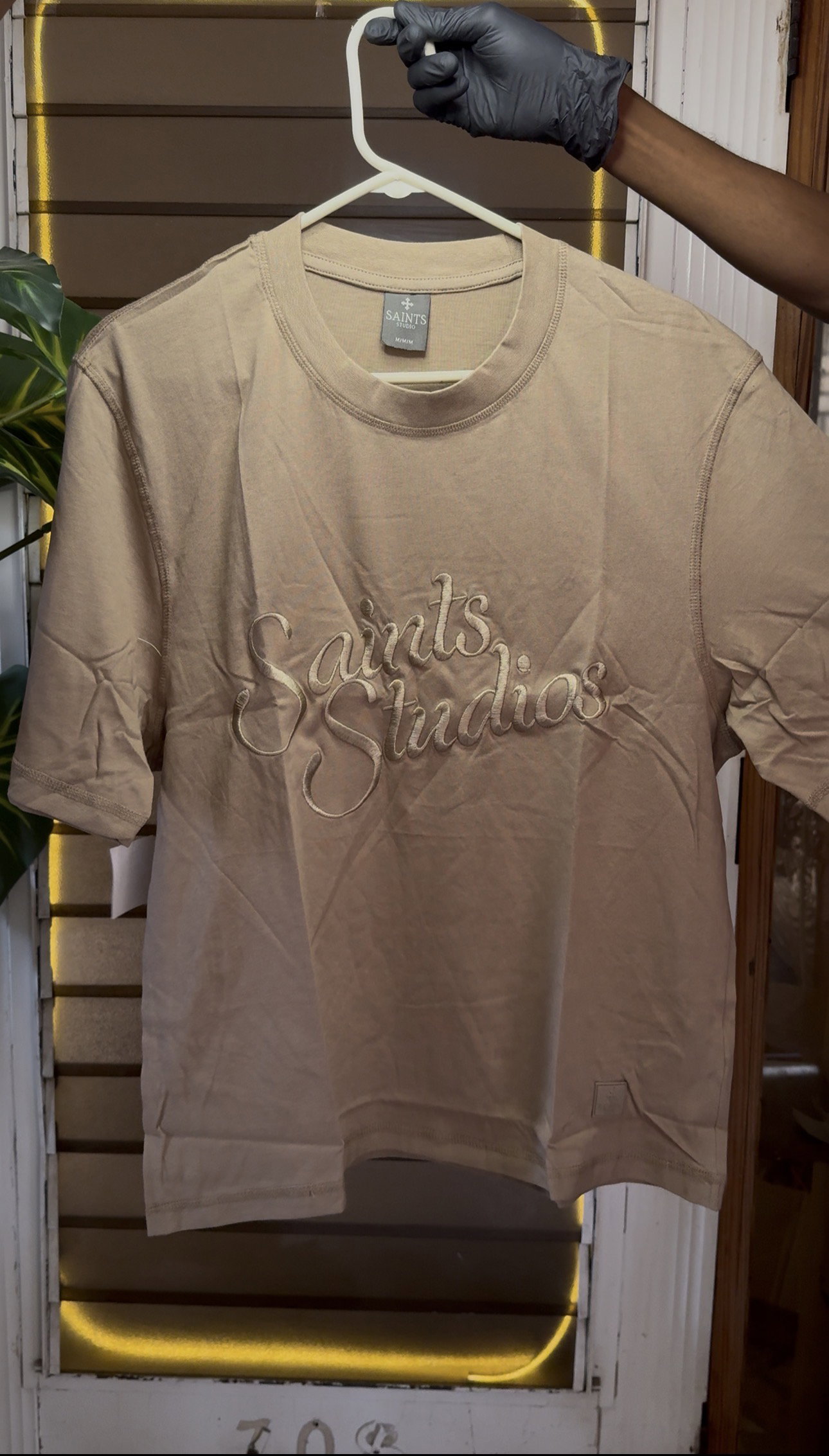 Saint Studios Knit Crew Tee - Taupe 1ZW906_1