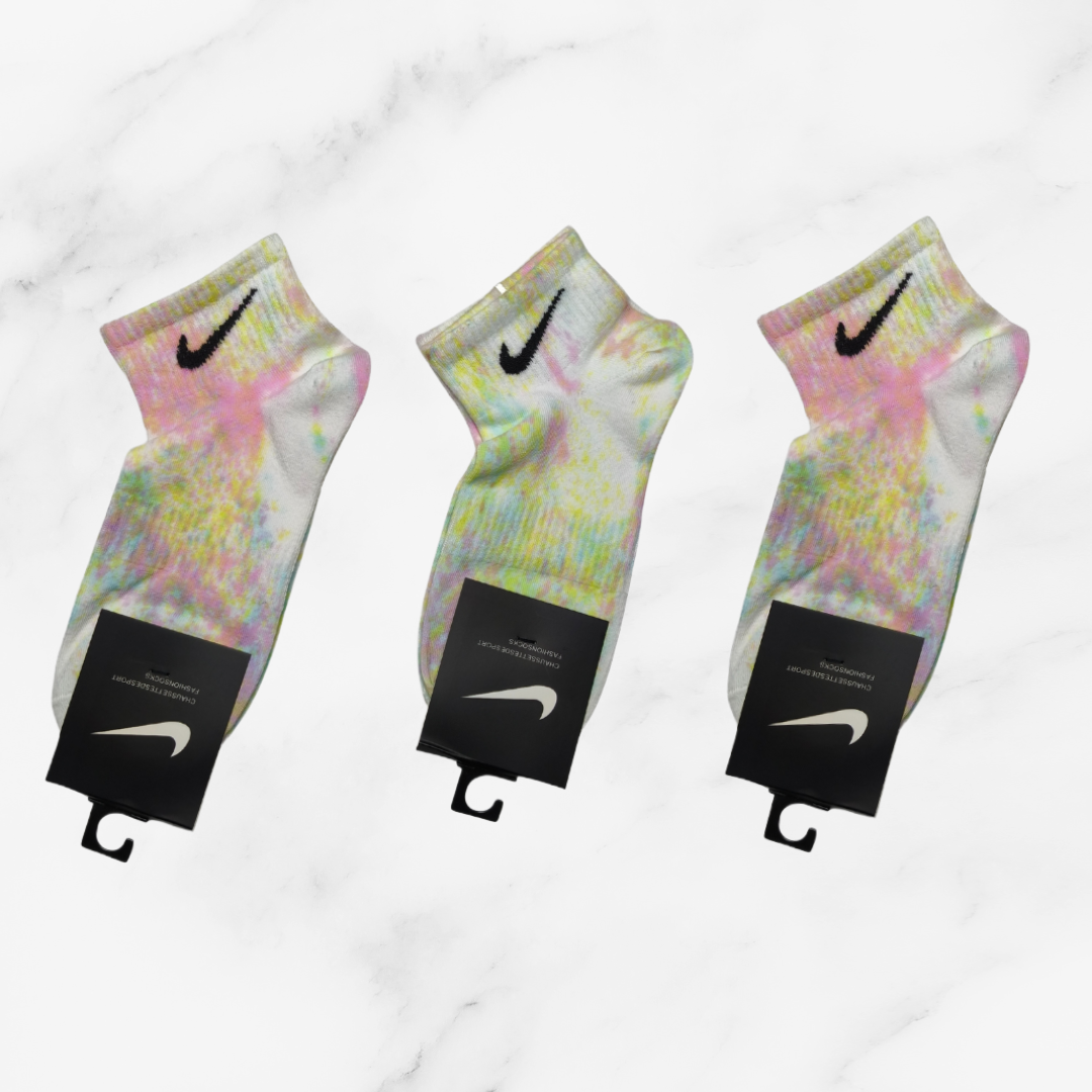 [10162] - 3 Pairs Women’s Cotton-Nylon Low-Cut Ankle Socks – Breathable, Sweat-Absorbing & Minimal _2