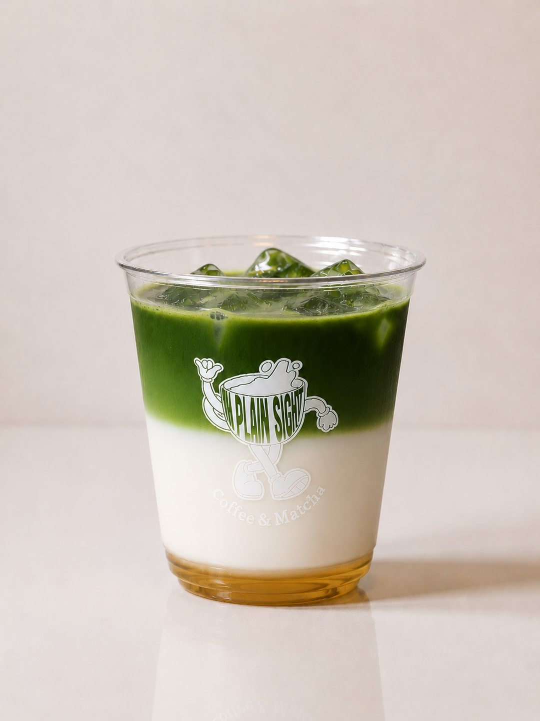 Iced Earl Grey Matcha Latte