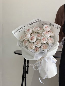 Vanilla Blush Soap Rose Bouquet 