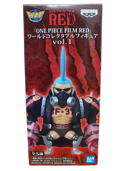 (Japan  Version) World Collectable Figure - Vol.1 Franky "ONE PIECE FILM RED"_5