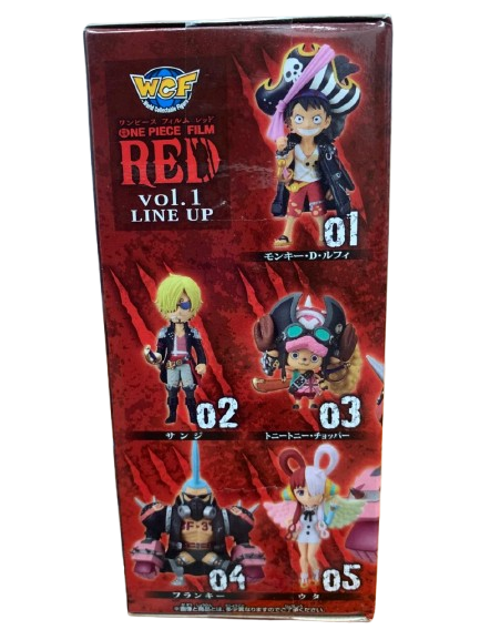 (Japan  Version) World Collectable Figure - Vol.1 Franky "ONE PIECE FILM RED"_7