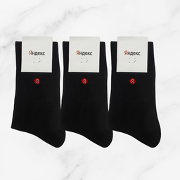 [10168] - 3 Pair Women’s Cotton Blend High-Cut Crew Socks – Breathable, Minimal & Yoga-Friendly 