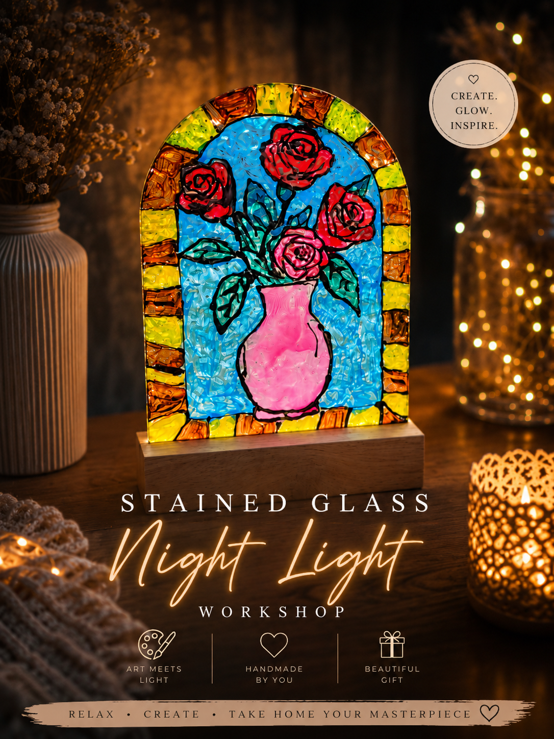 Stained Glass Night Light Workshop _0