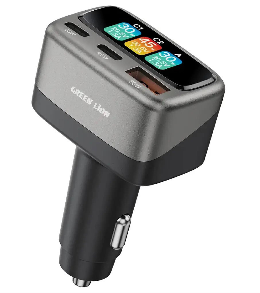 Green Lion Drivecore 105W 45w TFT Car Charger