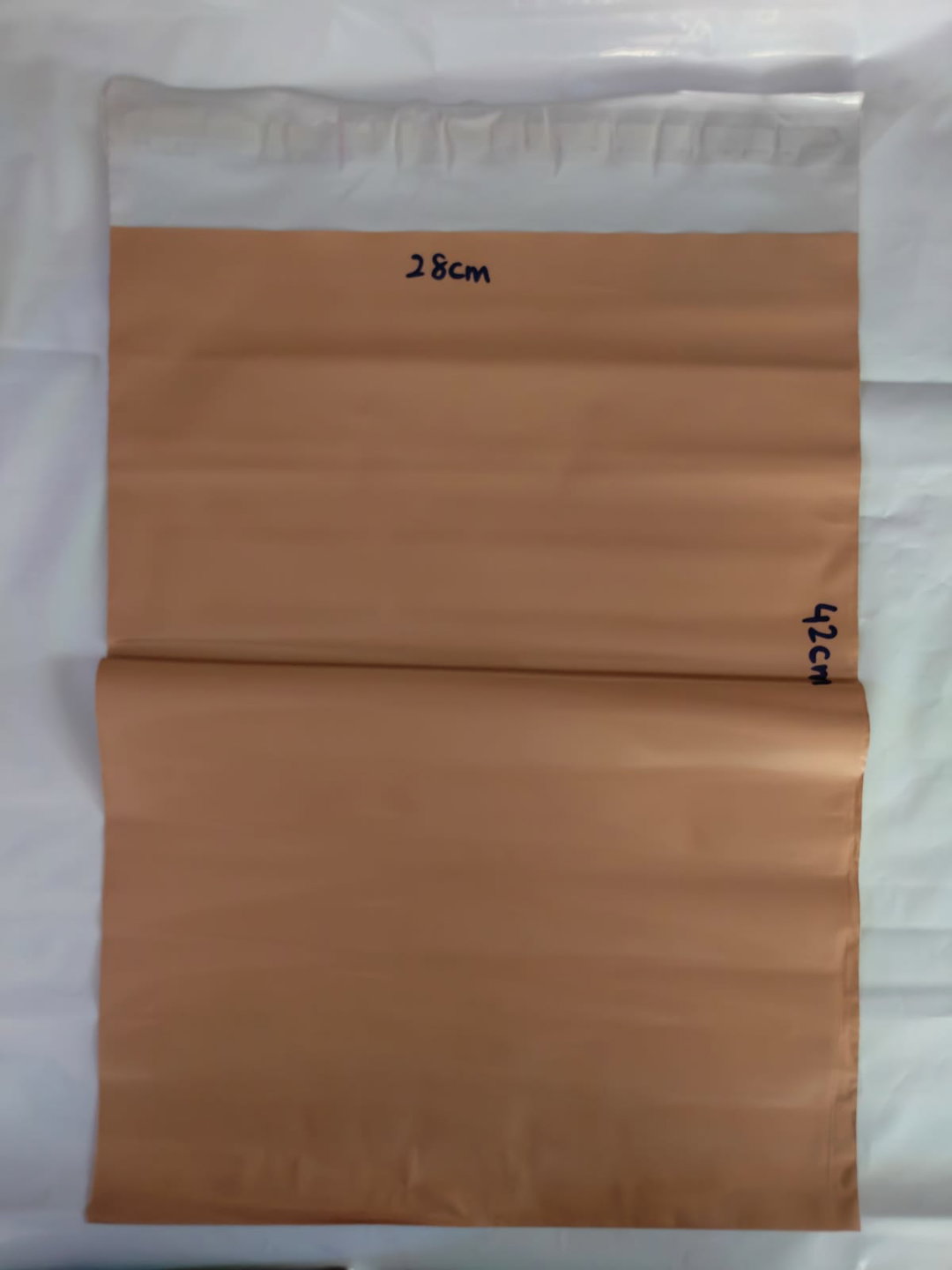 Polymailers Size 4 : 28cm x 42cm (Milk Tea)