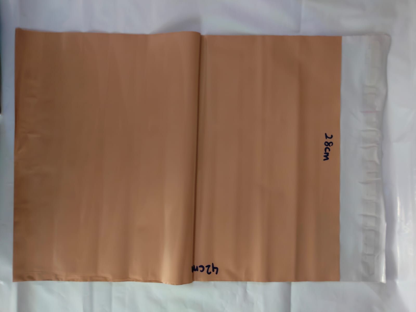 Polymailers Size 4 : 28cm x 42cm (Milk Tea) _0