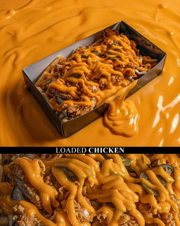 Loaded Fries With Extra Chicken