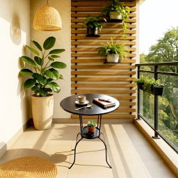 Table d’appoint ronde en métal noir avec double plateau de rangement