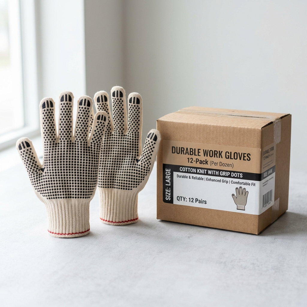 Work Gloves (cotton + grip)_0