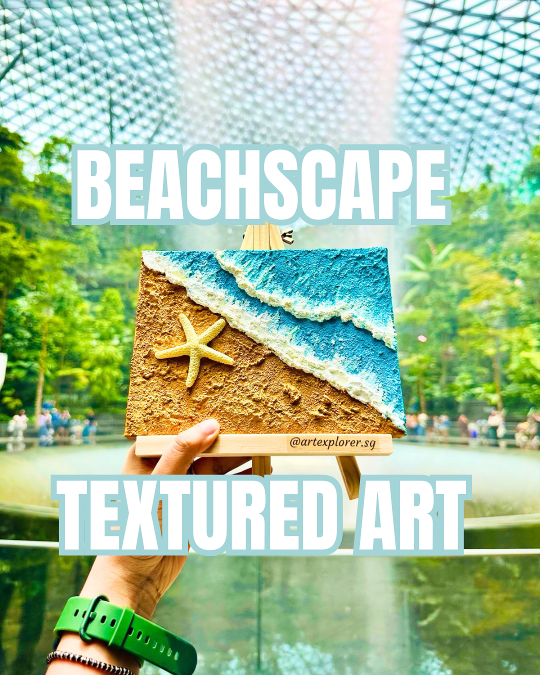 Beachscape Textured Art