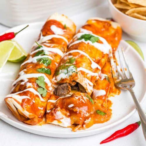 Beef Enchiladas in Spicy Chipotle Cream_0